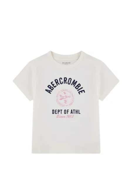 Koszulka dziecięca Abercrombie Fitch biała