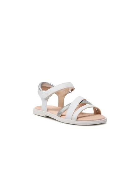 Basutės Geox J Sandal Karly Girl S balta