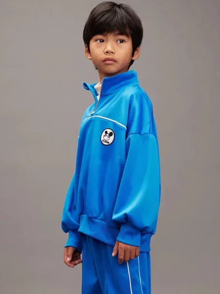 Mini Rodini Detská mikina Ritzratz modrá