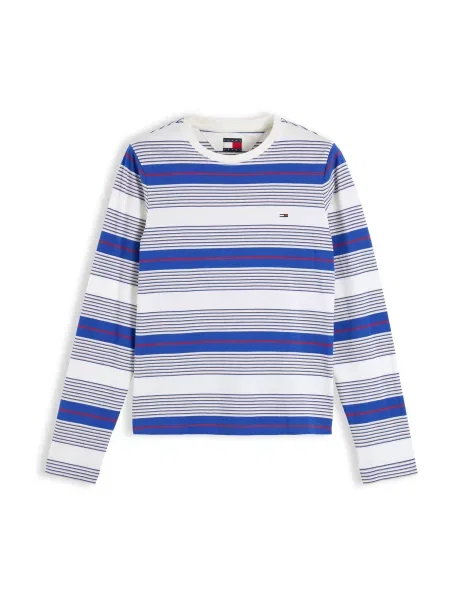 Tommy Jeans Tricou ESS albastru / roșu alb