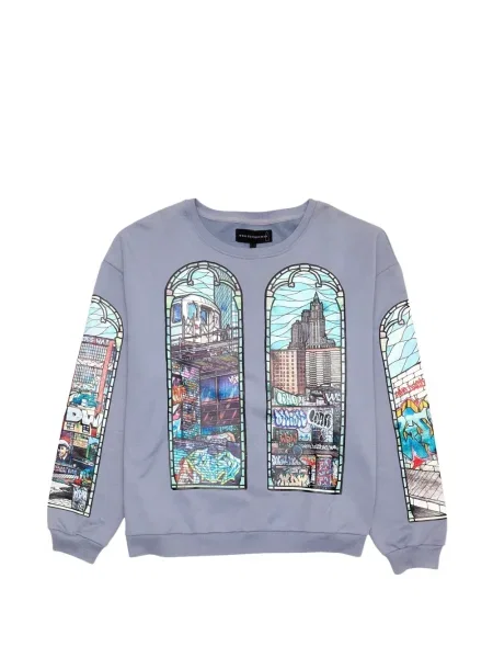 Hanorac crewneck Who Decides War gri