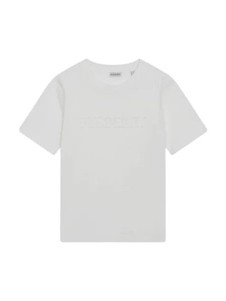 Koszulka Burberry z logo biała