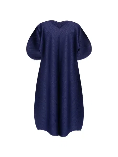 Rochie midi Pleats Please Issey Miyake albastru