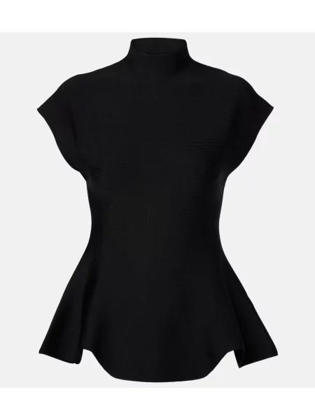 Cu peplum top Khaite negru