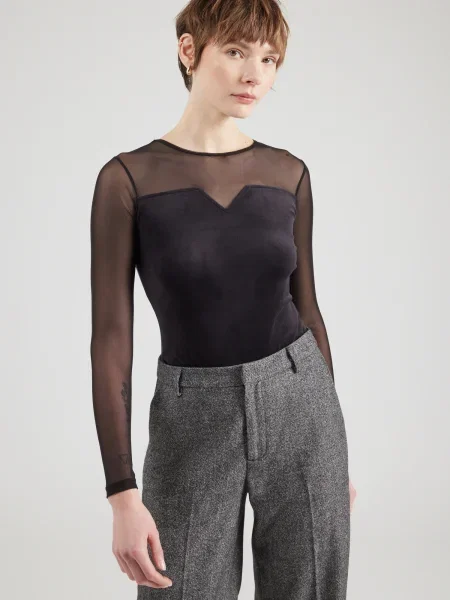 ABOUT YOU Tricou body Jula' negru