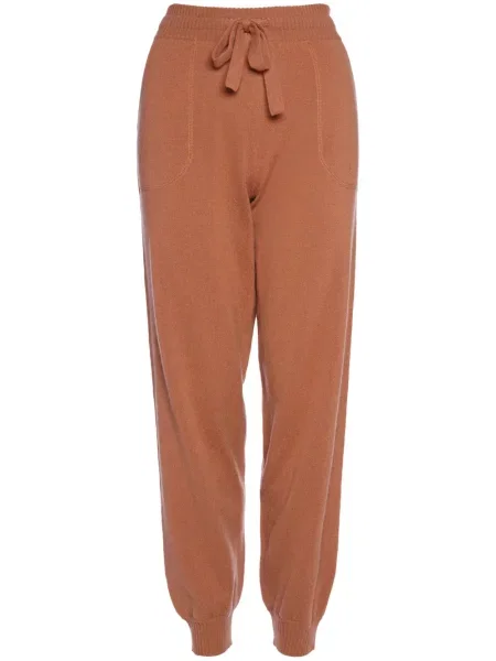 Pantaloni Eres tricotate maro