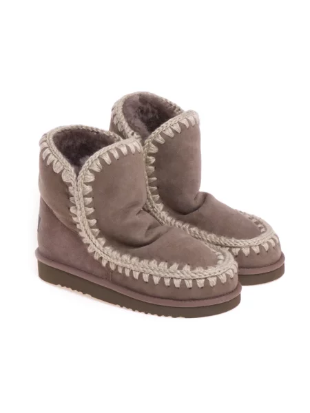 Buty do kostki Mou zamszowe szare