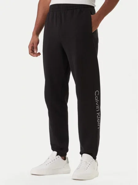 Calvin Klein Sportinės kelnės Eu Sportswear Graphic juoda