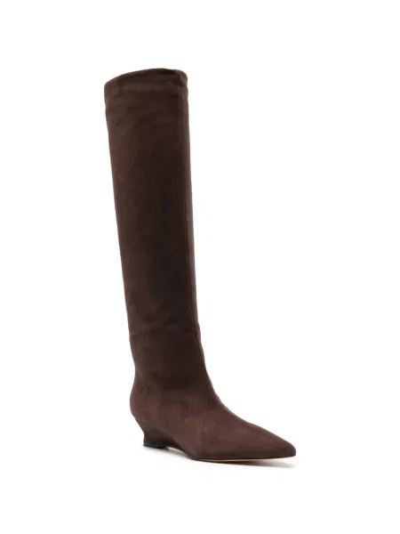 Botine Le Monde Beryl din piele de căprioară maro