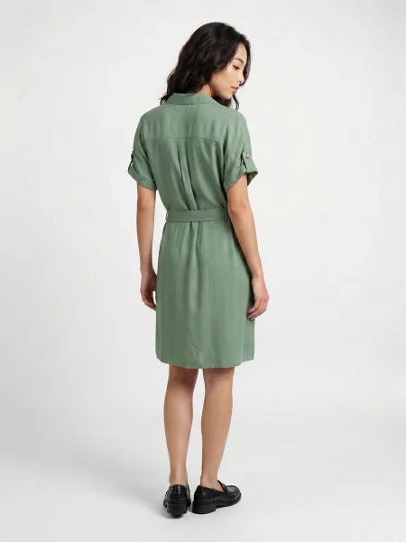 VERO MODA Košilové šaty VMBumpy' zelená