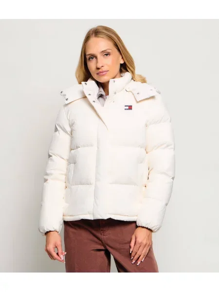 Kabát Tommy Jeans fehér