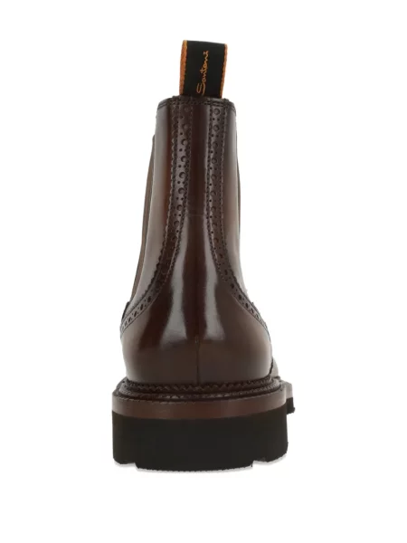 Brogues Santoni maro