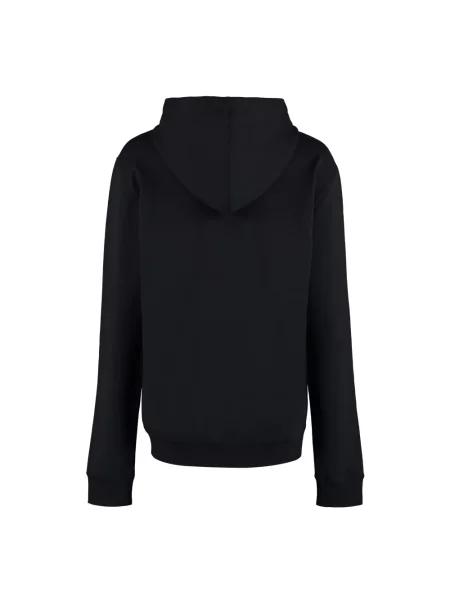 Bluza z kapturem Saint Laurent z kapturem z nadrukiem czarna