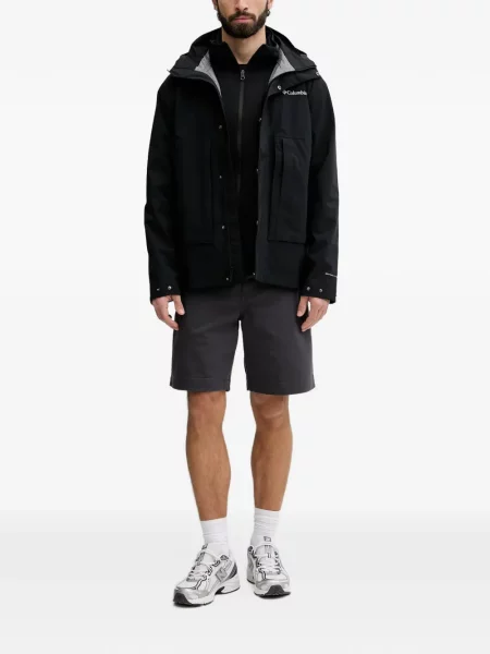 Geacă Columbia cu glugă streetstyle negru