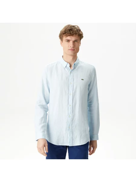 Рубашка Lacoste голубая