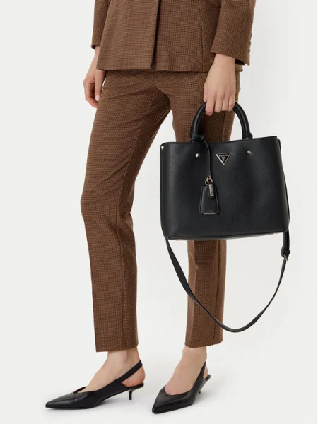Geantă Guess Meridian II negru
