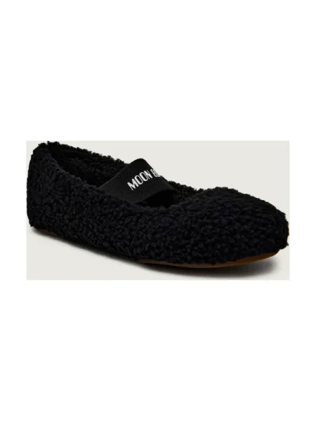 MOON BOOT Papuci de casă / alb negru