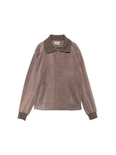 Kurtka bomber Jw Anderson zamszowy brązowy