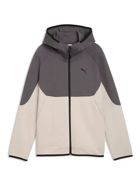 Mikina s kapucňou Puma sivá