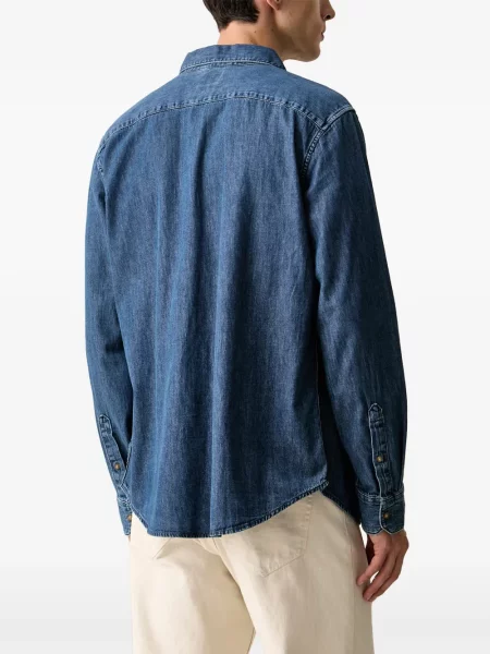Geantă Levi's® cu autograf de catifea cord albastru