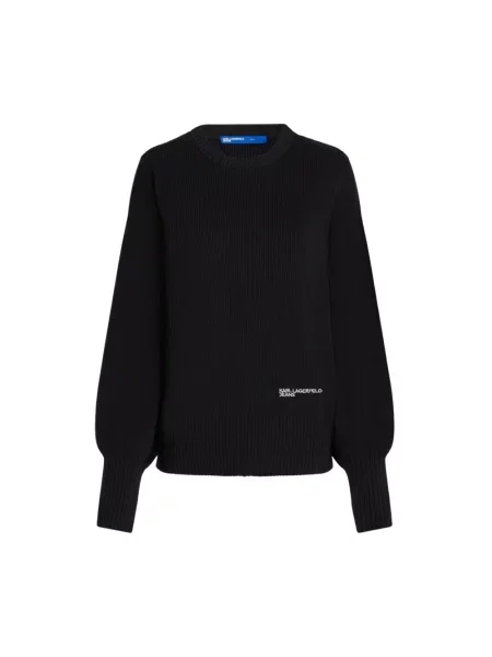 Sweter Karl Lagerfeld z kapturem czarny