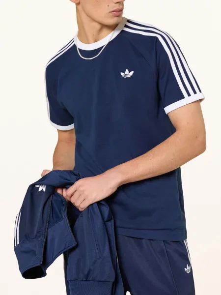 Adidas Originals Tričko tmavě modrá bílá