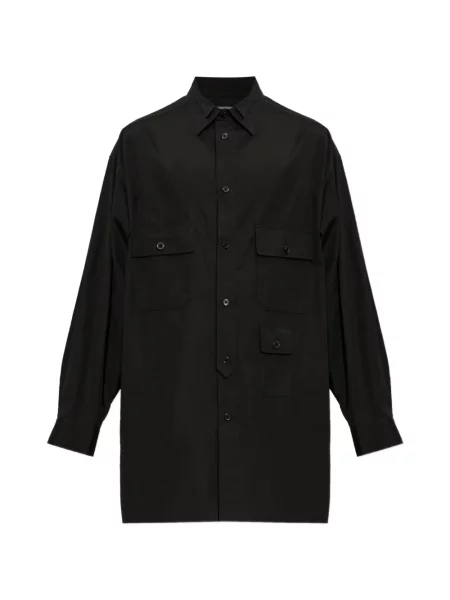 Lung cămașă Yohji Yamamoto negru