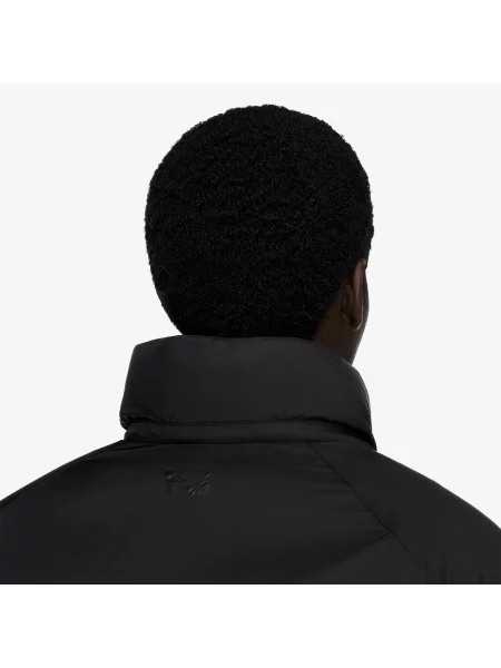 Jacheta Hooded Puffer Jacket Black L negru
