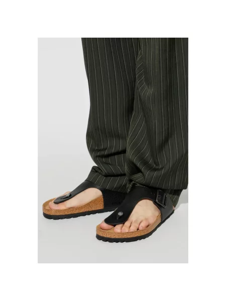 Klapki Birkenstock na sprzączkę czarne