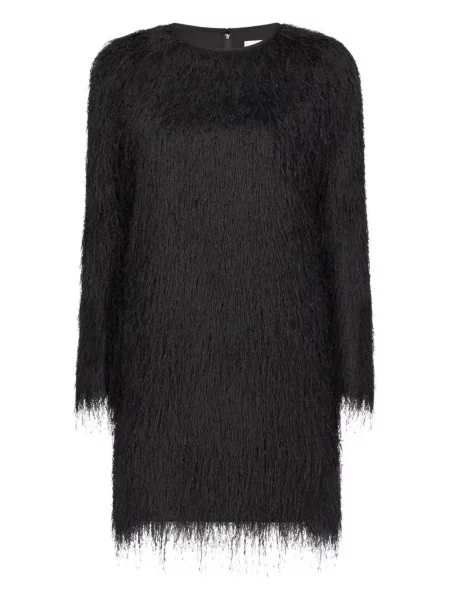 Rochie maxi Loulou De Saison lungă de costum negru