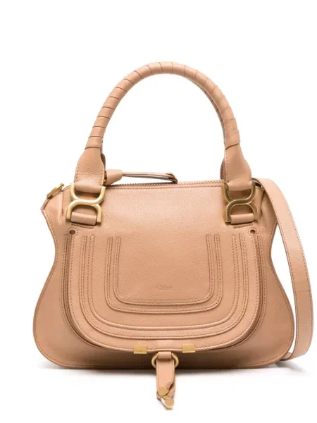 Geanta de piele Chloé Marcie din piele