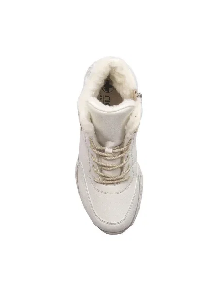 Sneakerși Rieker alb