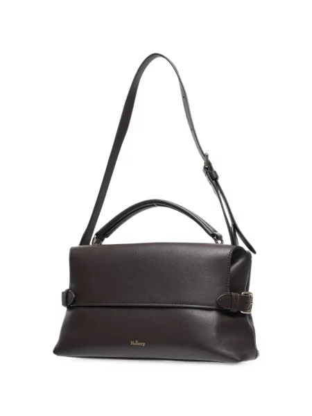 Geantă shopper Mulberry din piele maro