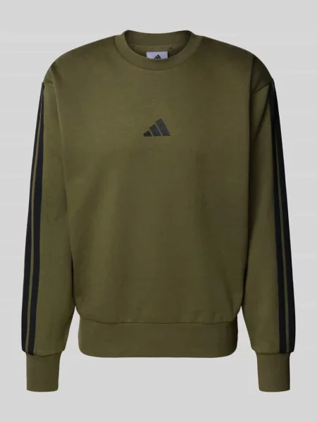 Bluza z logo i okrągłym dekoltem Adidas Sportswear