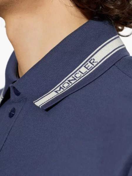 Tricou polo Moncler albastru