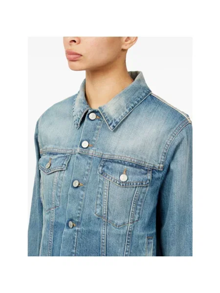 Kurtka jeansowa Mm6 Maison Margiela niebieska