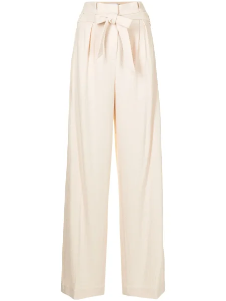 Pantaloni Jonathan Simkhai alb
