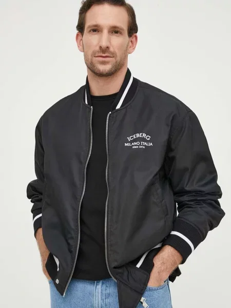 Iceberg geaca bomber barbati de tranzitie negru
