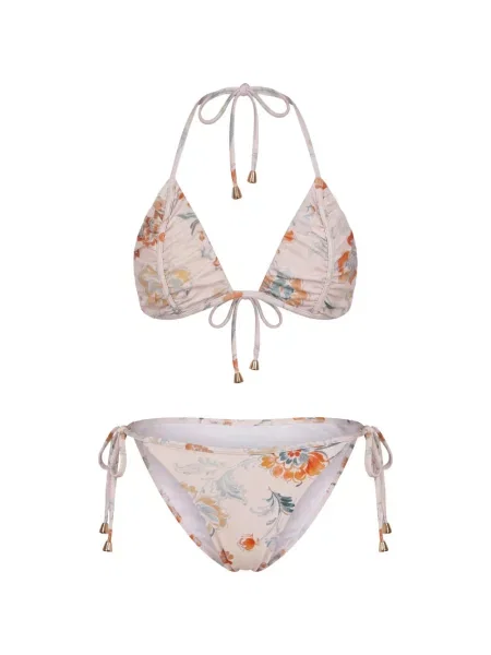 Bikini Kristina Ti cu model floral cu imagine roz