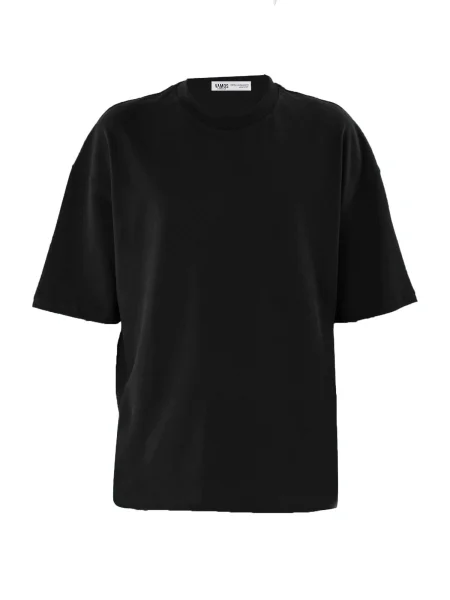 VAMOS CLO Tricou Malva negru alb