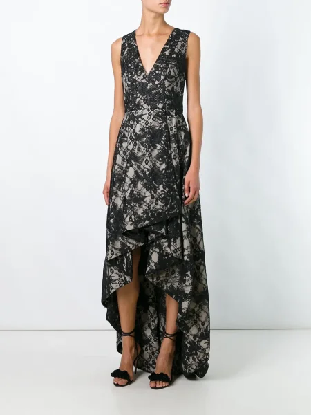 Rochie Alice + Olivia cu decolteu în V de costum negru