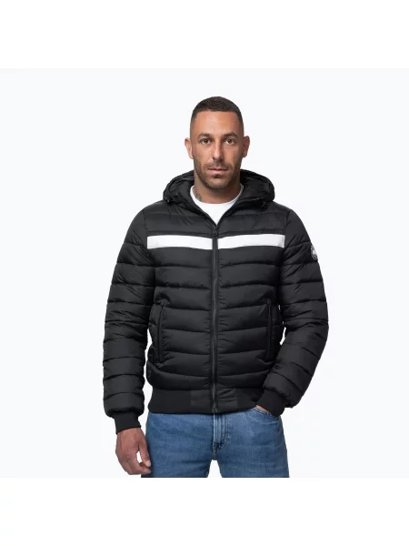 Zimní bunda Pitbull Rubio Quilted Hooded black černá