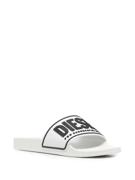 Papuci Diesel alb