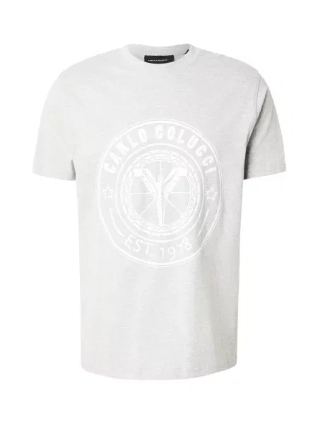 Carlo Colucci Tricou gri alb