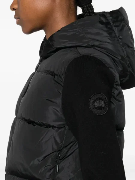 Geacă Canada Goose cu glugă negru