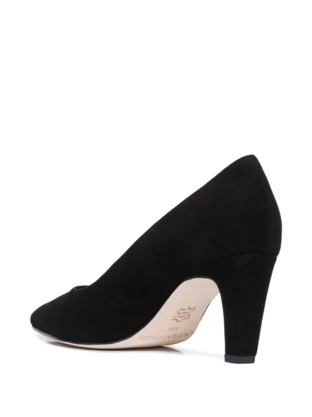 Pantofi cu toc Bernardo din piele de căprioară negru