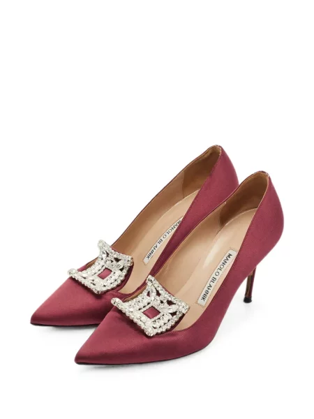 Pantofi cu toc Manolo Blahnik roșu