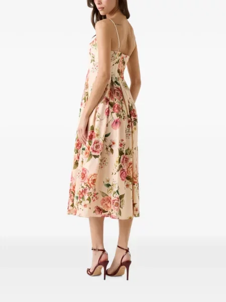 Rochie maxi Guess cu model floral cu imagine