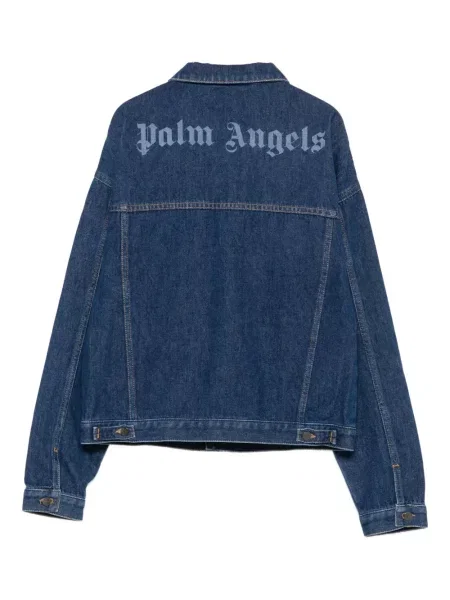 Kurtka jeansowa dziecięca Palm Angels niebieska