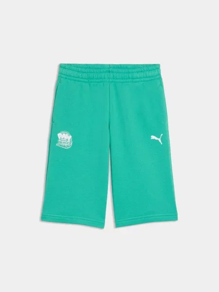 Детские шорты Puma зеленые